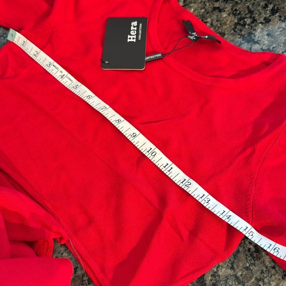 Hera Collection cut out red spandex pencil dress NWT L - Picture 6 of 9